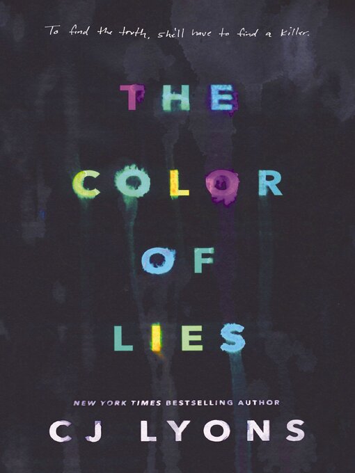 Title details for The Color of Lies by Cj Lyons - Wait list